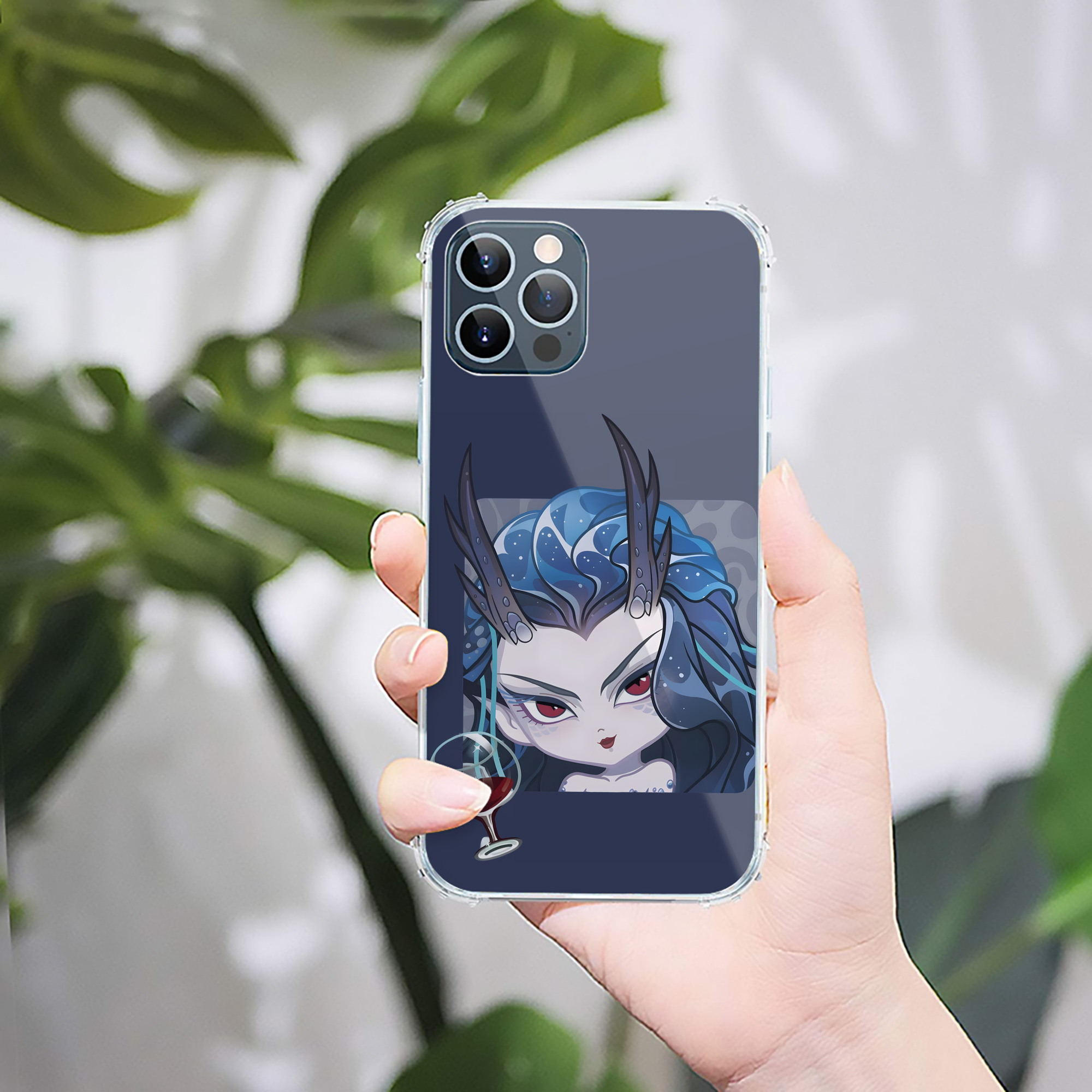 （画像用） Ne Zha 2 ナタ 魔童の大暴れ 【iPhone 12シリーズ対応】透明スマホケース（クリアソフトケース）